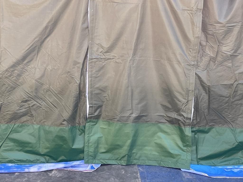 Палатка Каркасная утепленная зеленого цвета 5х6 Палатка Каркасная утепленная зеленого цвета 5х6